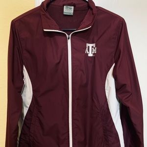 Texas A&M Stadium Athletics windbreaker.